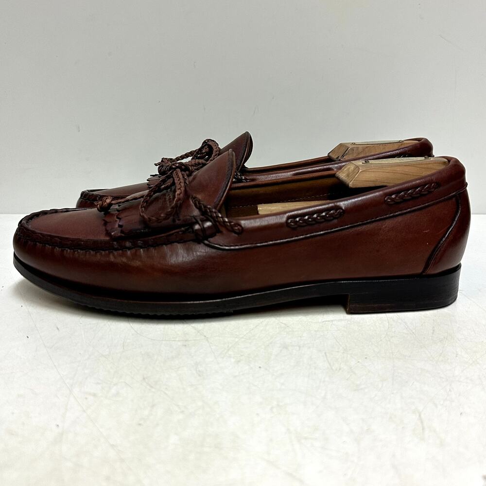 VGUC Rancourt & Co. x FootJoy Tassel Loafer Kiltie Made in Maine USA 10 Wide E